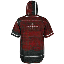 Load image into Gallery viewer, Hooded Baseball Jersey - AOP