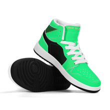 Load image into Gallery viewer, Children High-Top Synthetic Leather Sneakers