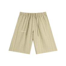 Load image into Gallery viewer, Unisex Plaid Wide Leg Shorts