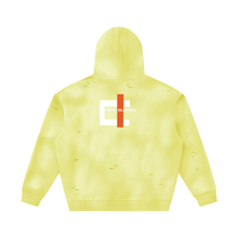 Load image into Gallery viewer, Unisex Sunfade Frayed Fleece Hoodie
