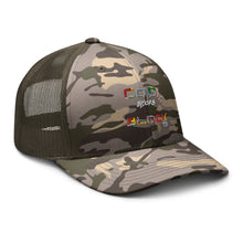 Load image into Gallery viewer, Camouflage trucker hat