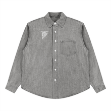 Load image into Gallery viewer, Unisex Vintage Wash Denim Shirt