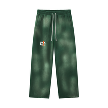 Load image into Gallery viewer, Unisex Sunfade Wide Leg Fleece Sweatpants