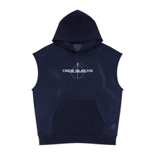 Load image into Gallery viewer, Unisex Panel Mesh Sleeveless Hoodie