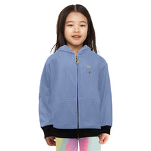 Load image into Gallery viewer, Little Girls' Zip Up Hoodie (H58)