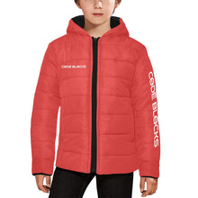 Load image into Gallery viewer, Kids' Padded Hooded Jacket (H45)