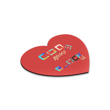 Load image into Gallery viewer, Heart-shaped Mousepad (Made In USA)
