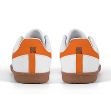 Load image into Gallery viewer, Classic White Retro Court Sneaker — Gum Sole Edition