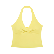 Load image into Gallery viewer, Women’s Ruched Halter Yoga Tank Top