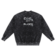 Load image into Gallery viewer, Snow Washed Hand-Frayed Sweatshirt