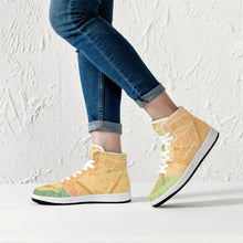 Load image into Gallery viewer, D16 High-Top Synthetic Leather Sneakers - White