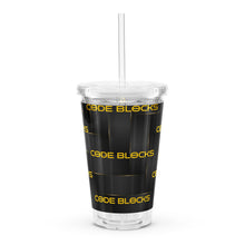 Load image into Gallery viewer, Clear plastic tumbler