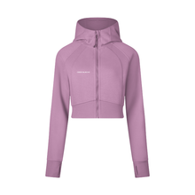 Load image into Gallery viewer, Cropped Zip-Through Hoodie #RP0005