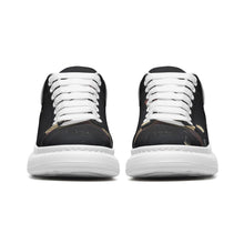 Load image into Gallery viewer, Unisex Non Slip Lace Up Faux Leather Sneakers
