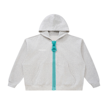 Load image into Gallery viewer, Unisex Oversized Chunky-Zip Boxy Hoodie