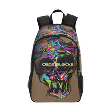 Load image into Gallery viewer, Fabric Backpack with Side Mesh Pockets (1659)