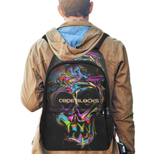 Load image into Gallery viewer, Fabric Backpack with Side Mesh Pockets (1659)
