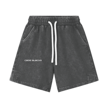 Load image into Gallery viewer, Streetwear Kids Heavyweight 290G Vintage Washed 100% Cotton Shorts