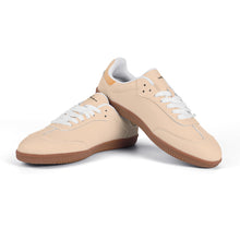 Load image into Gallery viewer, Classic White Retro Court Sneaker — Gum Sole Edition