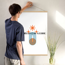 Load image into Gallery viewer, Poster with hangers