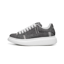 Load image into Gallery viewer, Unisex Non Slip Lace Up Faux Leather Sneakers