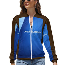 Load image into Gallery viewer, Women's Long Sleeve Zipper Jacket