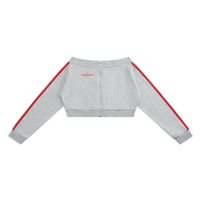 Load image into Gallery viewer, Women's Off-Shoulder Full Zip Hoodie