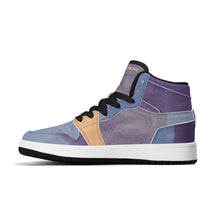 Load image into Gallery viewer, Children High-Top Synthetic Leather Sneakers