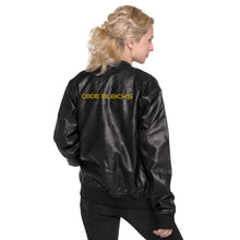 Load image into Gallery viewer, Leather Bomber Jacket
