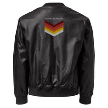 Load image into Gallery viewer, Leather Bomber Jacket