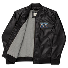 Load image into Gallery viewer, Leather Bomber Jacket