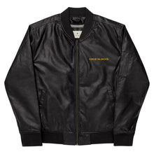 Load image into Gallery viewer, Leather Bomber Jacket
