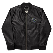 Load image into Gallery viewer, Leather Bomber Jacket