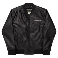 Load image into Gallery viewer, Leather Bomber Jacket