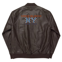 Load image into Gallery viewer, Leather Bomber Jacket