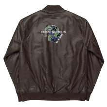 Load image into Gallery viewer, Leather Bomber Jacket