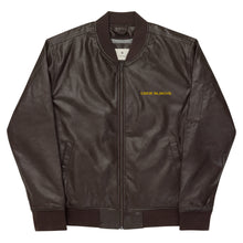 Load image into Gallery viewer, Leather Bomber Jacket
