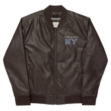 Load image into Gallery viewer, Leather Bomber Jacket