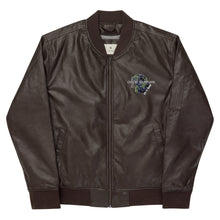 Load image into Gallery viewer, Leather Bomber Jacket