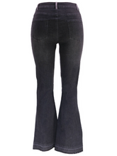Load image into Gallery viewer, Stitched Wide-Leg Jeans H7XHRQYYKN
