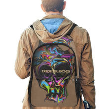 Load image into Gallery viewer, Fabric Backpack with Side Mesh Pockets (1659)