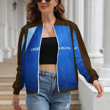 Load image into Gallery viewer, Women's Long Sleeve Zipper Jacket