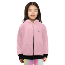 Load image into Gallery viewer, Little Girls' Zip Up Hoodie (H58)