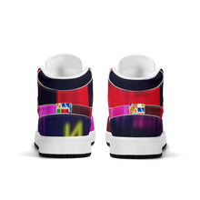 Load image into Gallery viewer, Children High-Top Synthetic Leather Sneakers