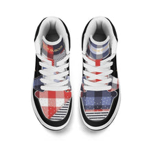 Load image into Gallery viewer, Children High-Top Synthetic Leather Sneakers
