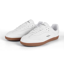 Load image into Gallery viewer, Classic White Retro Court Sneaker — Gum Sole Edition
