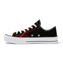 Load image into Gallery viewer, SF_S62 Unisex Classic Low Top Canvas Shoes - White