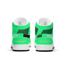 Load image into Gallery viewer, Children High-Top Synthetic Leather Sneakers