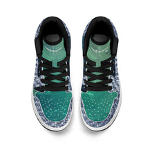 Load image into Gallery viewer, Children High-Top Synthetic Leather Sneakers