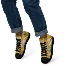 Load image into Gallery viewer, Men’s high top canvas shoes